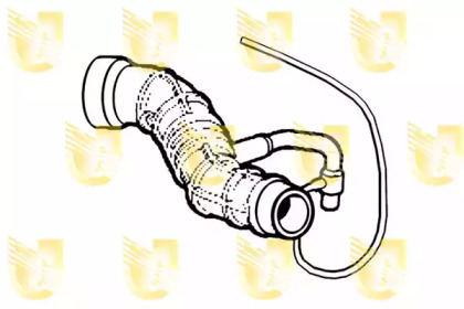 Рукав воздухозаборника, воздушный фильтр UNIGOM S1024