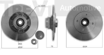 Комплект подшипника TREVI AUTOMOTIVE WB2294