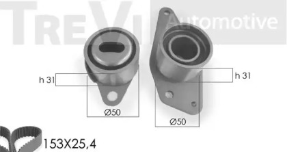 Ременный комплект TREVI AUTOMOTIVE KD1010