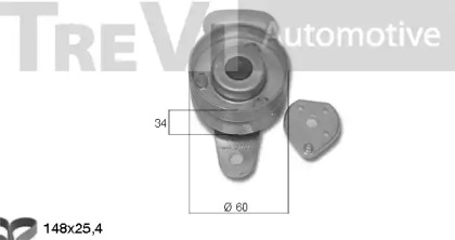 Ременный комплект TREVI AUTOMOTIVE KD1025