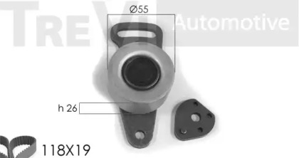 Комплект ремня ГРМ TREVI AUTOMOTIVE KD1031