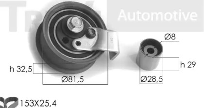 Ременный комплект TREVI AUTOMOTIVE KD1057