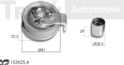 Ременный комплект TREVI AUTOMOTIVE KD1058