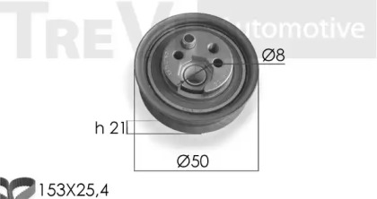 Ременный комплект TREVI AUTOMOTIVE KD1059