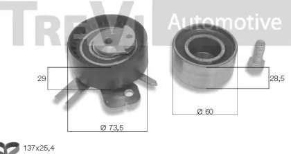 Ременный комплект TREVI AUTOMOTIVE KD1070