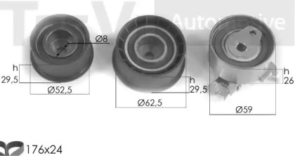 Ременный комплект TREVI AUTOMOTIVE KD1073