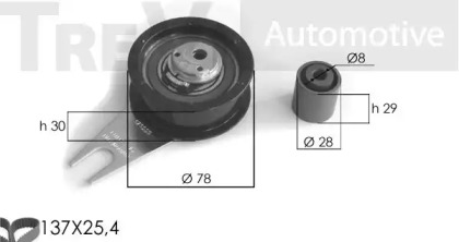 Ременный комплект TREVI AUTOMOTIVE KD1088