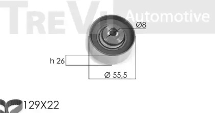 Ременный комплект TREVI AUTOMOTIVE KD1091