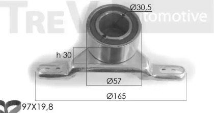 Комплект ремня ГРМ TREVI AUTOMOTIVE KD1116