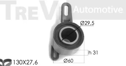 Комплект ремня ГРМ TREVI AUTOMOTIVE KD1122