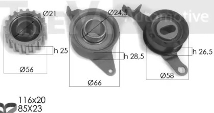 Ременный комплект TREVI AUTOMOTIVE KD1124