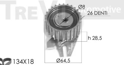 Комплект ремня ГРМ TREVI AUTOMOTIVE KD1127