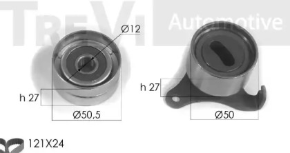 Комплект ремня ГРМ TREVI AUTOMOTIVE KD1156