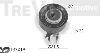 Ременный комплект TREVI AUTOMOTIVE KD1159