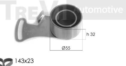 Комплект ремня ГРМ TREVI AUTOMOTIVE KD1170