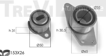 Ременный комплект TREVI AUTOMOTIVE KD1172