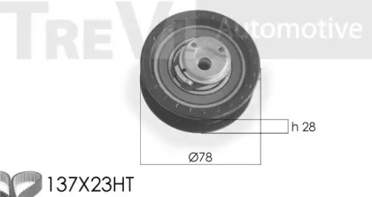 Ременный комплект TREVI AUTOMOTIVE KD1175