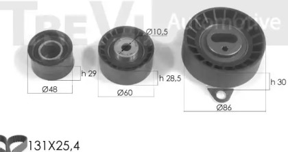 Ременный комплект TREVI AUTOMOTIVE KD1181