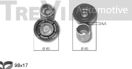 Комплект ремня ГРМ TREVI AUTOMOTIVE KD1187