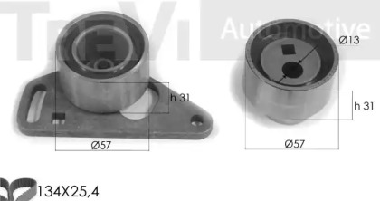 Ременный комплект TREVI AUTOMOTIVE KD1189