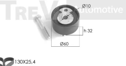 Ременный комплект TREVI AUTOMOTIVE KD1201