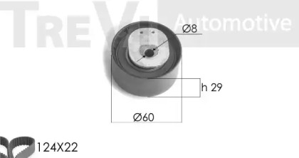 Ременный комплект TREVI AUTOMOTIVE KD1208