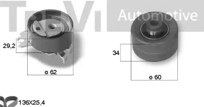 Ременный комплект TREVI AUTOMOTIVE KD1210