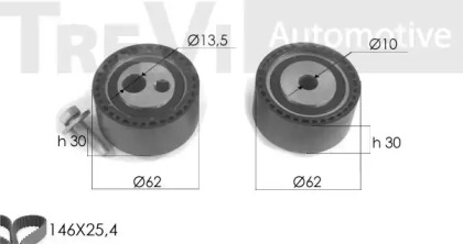 Ременный комплект TREVI AUTOMOTIVE KD1212