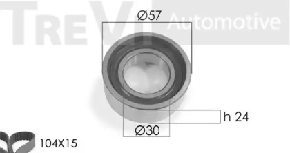 Комплект ремня ГРМ TREVI AUTOMOTIVE KD1217