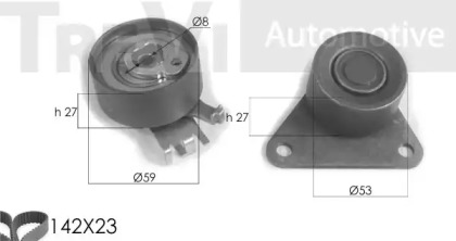 Ременный комплект TREVI AUTOMOTIVE KD1234