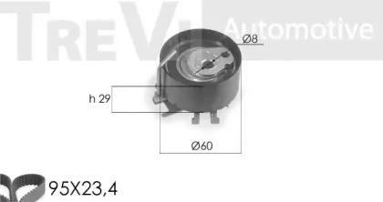 Ременный комплект TREVI AUTOMOTIVE KD1240