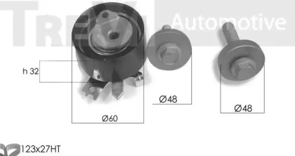 Ременный комплект TREVI AUTOMOTIVE KD1243