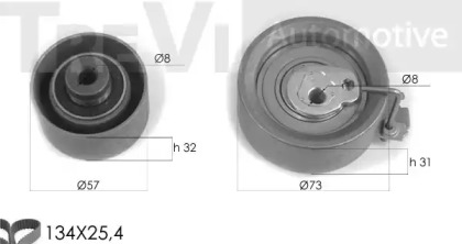 Ременный комплект TREVI AUTOMOTIVE KD1258