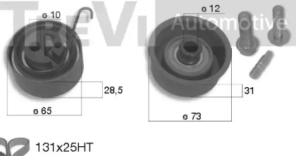 Ременный комплект TREVI AUTOMOTIVE KD1270