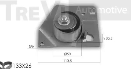 Ременный комплект TREVI AUTOMOTIVE KD1274