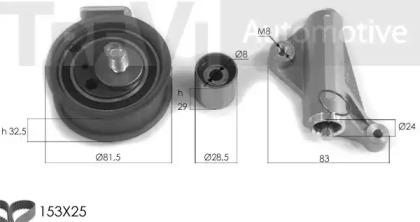 Ременный комплект TREVI AUTOMOTIVE KD1277