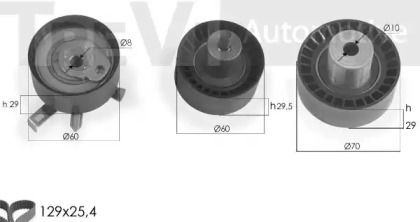 Ременный комплект TREVI AUTOMOTIVE KD1281