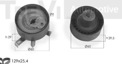 Комплект ремня ГРМ TREVI AUTOMOTIVE KD1282