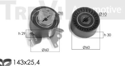 Ременный комплект TREVI AUTOMOTIVE KD1284