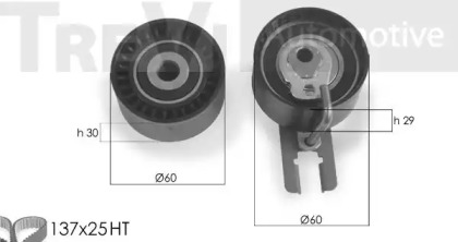 Ременный комплект TREVI AUTOMOTIVE KD1287