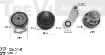 Ременный комплект TREVI AUTOMOTIVE KD1288