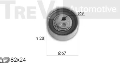 Ременный комплект TREVI AUTOMOTIVE KD1302