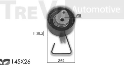 Комплект ремня ГРМ TREVI AUTOMOTIVE KD1315