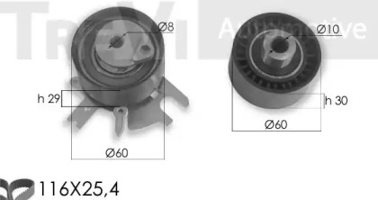 Ременный комплект TREVI AUTOMOTIVE KD1320