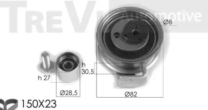 Ременный комплект TREVI AUTOMOTIVE KD1327