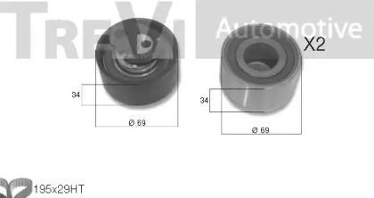 Ременный комплект TREVI AUTOMOTIVE KD1329