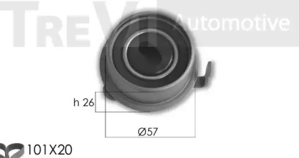 Комплект ремня ГРМ TREVI AUTOMOTIVE KD1334