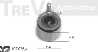 Комплект ремня ГРМ TREVI AUTOMOTIVE KD1353