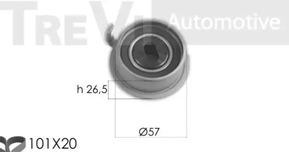 Комплект ремня ГРМ TREVI AUTOMOTIVE KD1370