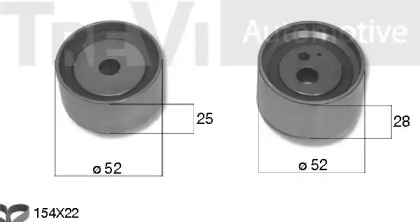 Комплект ремня ГРМ TREVI AUTOMOTIVE KD1375